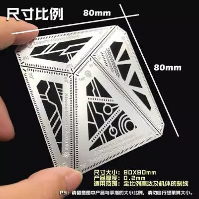 $6.94 • Buy Alexen Angle Scribing And Template For 1/100, 1/144 Scale Models