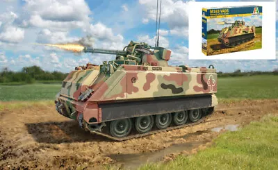 $40.55 • Buy Model Kit Of Mount Crew Military Tank Italeri M163 Vads Vulca