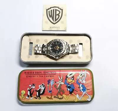 1995 Vintage Warner Brothers Fossil Watch 35mm W/Box Display Model - New Cell • $11.50