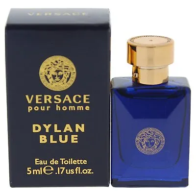 Mini Versace Pour Homme Dylan Blue 0.17 Oz Cologne For Men Brand New In Box • $9.98