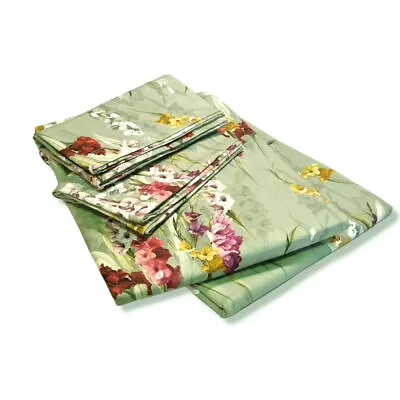 Duvet Cover Double Percale MIRABELLO Butterfly BIANCO • $154.58