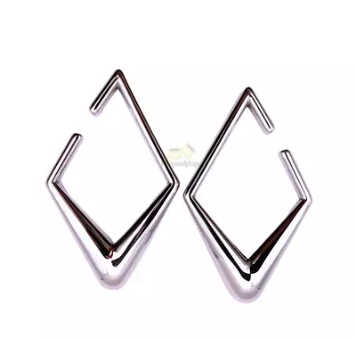Pair* Silver Spear Ear Weight Ear Hangers Ear Weights • $23.99