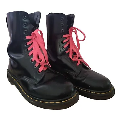 Vintage Doc Martens Air Wair Black Lace Up Boots Women's Size 9/40  • $149