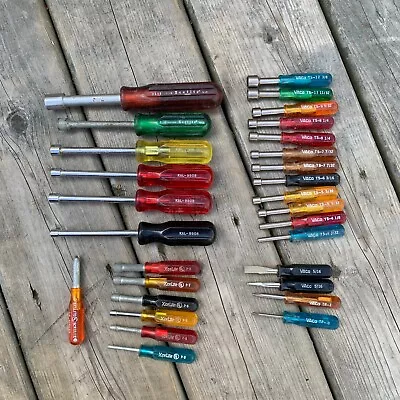 Vintage Lot Of XceLite Kal And Vaco Nut Drivers And Screwdrivers - Compact • $32.59