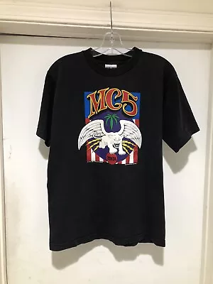 Vintage 1990 MC5 T Shirt M Iggy Pop And The Stooges Wayne Kramer Ramones Blondie • $125