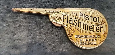 £34.99 • Buy Rare Antique Pistol Flashmeter.  Magnesium Ribbon Holder - Photography Accessory