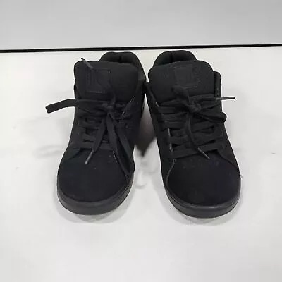 DC Youth's Gaveler Black Skate Shoes Size 6 • $9.99