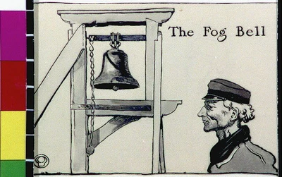 £9.94 • Buy The Fog Bell,1906,Edward Penfield,Man Wearing Hat,The Magenta Village