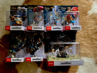 $350 • Buy Nintendo Amiibo Zelda Breath Of The Wild Lot Rider Archer Guardian Urbosa Mipha 