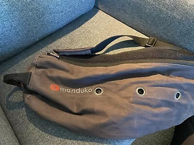 Large Manduka Canvas Yoga Mat Carrying Bag Case Mesh Detailing Double Zip Up • $19.50