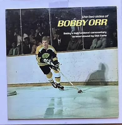 The Two Sides Of BOBBY ORR Record Vinyl Album W POSTER Boston Bruins Vintage • $29.99