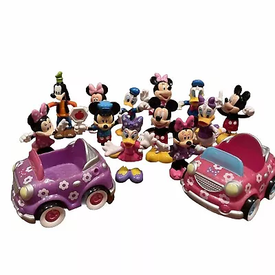 DISNEY JR. 15pc Lot MICKEY MOUSE CLUBHOUSE Bendable Waist Action Figures Toys • $9.99