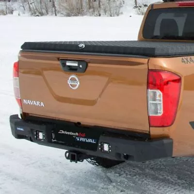 Drivetech 4x4 By RIVAL Aluminium Rear Bar Fits Nissan Navara NP300 DT-2D41111 • $1222.51