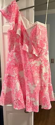 NWT Lilly Pulitzer Aana Skirted Romper Size 12 • $140