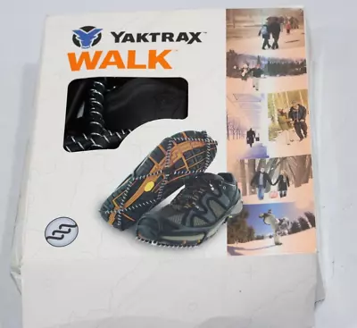 Yaktrax Walker Snow Ice Walking Hike Pro Shoe Chain Safety Anti-Slip Grips Large • £9.99