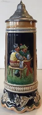 A 9’’ Tall MUSICAL BEER STEIN GERMAN? Plays EDELWEISS With A SCHMID ? Music Box • $12