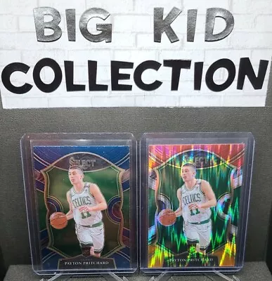 2020-21 Panini Select Payton Pritchard Rc (2) Concourse Base/R-W-O Flash  • $1.99