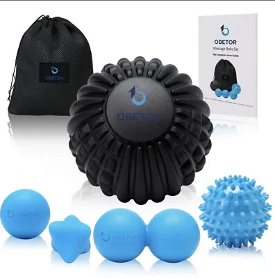 OBETOR Deep Tissue Massage Balls Set For Trigger Point Myofascial Release • $24.99