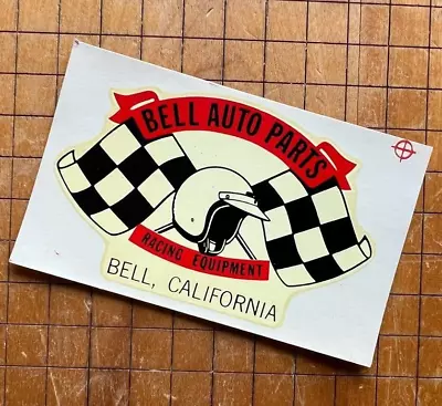 ORIGINAL Vintage BELL AUTO Water DECAL Hot Rod Drag RAcing Speed Parts Old Nhra • $49.99