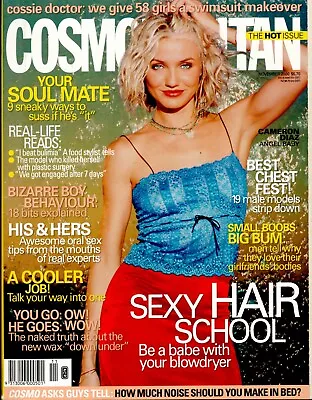 Cosmopolitan Australia November 2000 - Women's Fashion Magazine - Cameron Diaz • $50