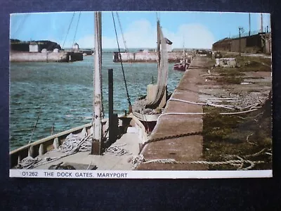 Maryport The Dock Gates Cumberland Postcard  • £2.85