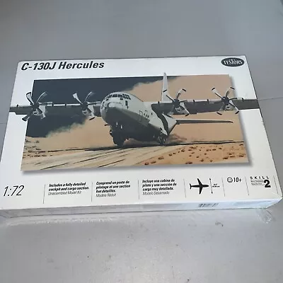 Testors Italeri Lockheed C-130J Hercules 1:72 Aircraft Model Kit Sealed • $59.97