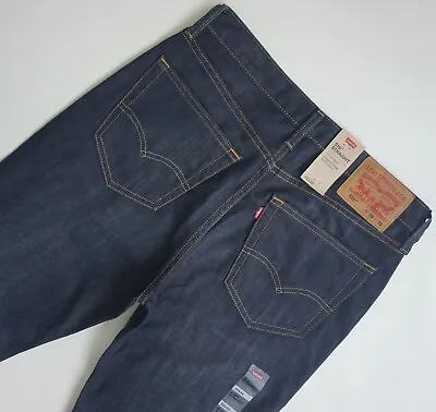 LEVI'S 516 DARK PETROL STRAIGHT FIT Jeans Men's Authentic BRAND NEW (505160011) • $69