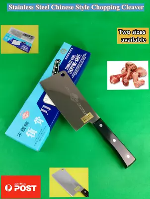 Stainless Steel Chinese Style Chopping Knife Cleaver Chopper HIGH QUALITY (B70) • $19