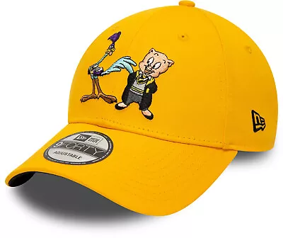 Harry Potter Hufflepuff And Looney Tunes New Era 9Forty Character Mash Gold Cap • $54.81