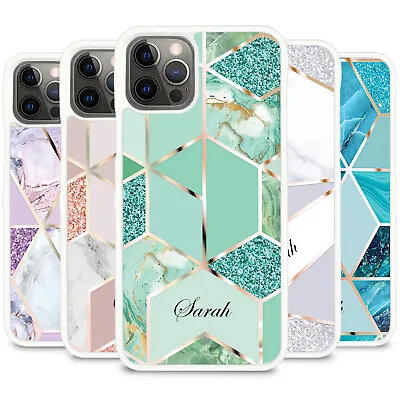 £6.90 • Buy For IPhone 14 13 12 11 8 XR XS MAX PRO Personalised Marble Phone Case Cover Z02