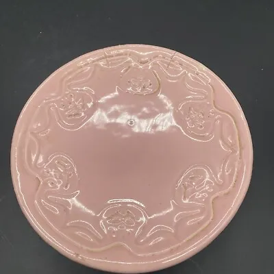 Vintage Nelson McCoy Wabbit Rabbit Bunny Child Plate Pink Easter 1221 • $16.99