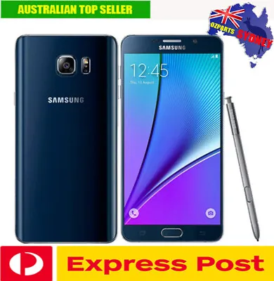 NEW Samsung Galaxy Note 5 SM-N9200 Unlocked Smartphone BLUE 32GB  SYDNEY STOCK • $251.95