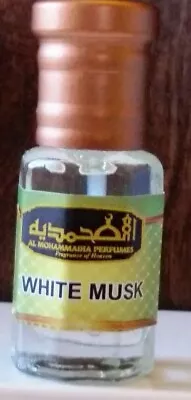 WHITE MUSK-Attar Perfume Oil Arabian Fragrance From Dubai 6 Ml USA SELLER! • $13.95