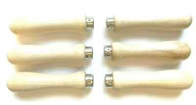 $10.25 • Buy Lutz 6 Pc Short File Handle #3 For 6-8  Files Ferrule