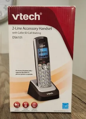 Vtech DS6101 DECT 6.0 2-Line Cordless Expansion Accessory Handset Phone • $19.79