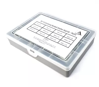 £54 • Buy Metric Dowty Bonded Washer Seal Kit - Sizes From M5 To M26 - 240 Pcs