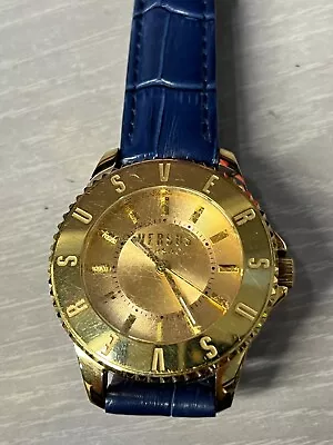 Vintage Versus Versace Gold Tone Running Quartz Watch SH7180015   *5 • $19.99