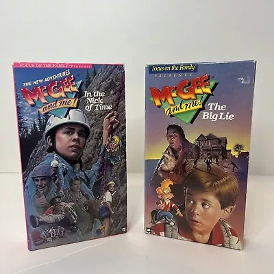 Lot Of  McGee And Me VHS Tapes.  In The Nick Of Time And The Big Lie • $7.99