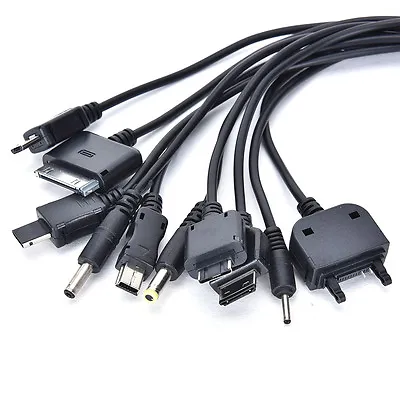 10 In 1 USB Universal Multi-Function USB Charger Cable For Cell Phone JHBLIJ  ZT • £4.94