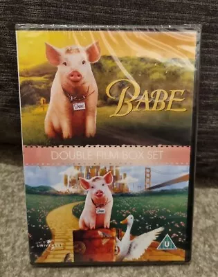 Babe 1 / Babe: Pig In The City Double Film Set [DVD] [Region 2] - New Sealed • £7.99