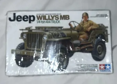 Tamiya 1/35 Scale Jeep Willys MB 1/4 Ton 4X4 Truck Model Kit RARE New In Box! • $19.99
