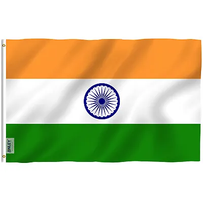 $7.55 • Buy Anley Fly Breeze 3x5 Foot India Flag - Indian National Flags Polyester
