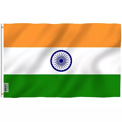 Anley Fly Breeze 3x5 Foot India Flag - Indian National Flags Polyester • $7.95