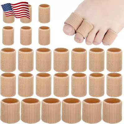 26 Pieces Soft Gel Toe Cushion Tubes Corn Pad Protectors With 3 Different Sizes • $9.89