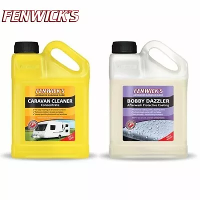 Fenwicks Caravan Care Cleaner 1 Litre & Bobby Dazzler Pack 1 Litre • £18.48