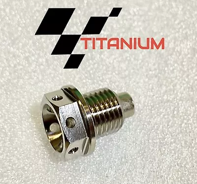 M12x1.5mm Honda Cbr1000rr 2004-2019 Magnetic Drain Bolt Titanium Race Drilled • $18.50