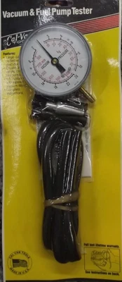 $12.99 • Buy Cal-Van Tools Vacuum Fuel Pump Tester 2 - 26 In. Vacuum 0 - 10 PSI