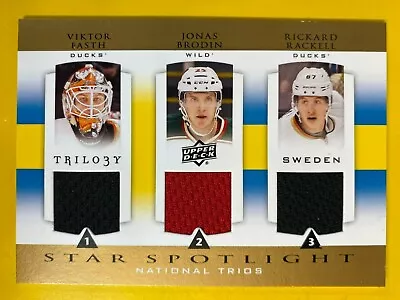 D55524 13-14 Trilogy Three Star Jersey Viktor Fasth/Jonas Brodin/Rickard Rackell • $10