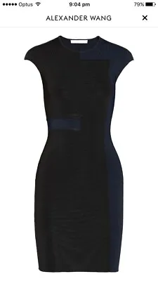 $99 • Buy Alexander Wang Paneled Ponte Dress XS