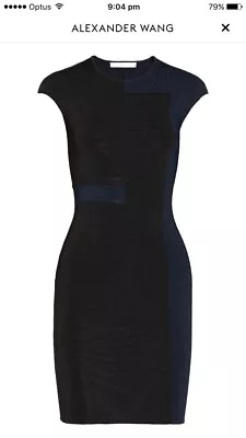 $99 • Buy Alexander Wang Paneled Ponte Dress XS